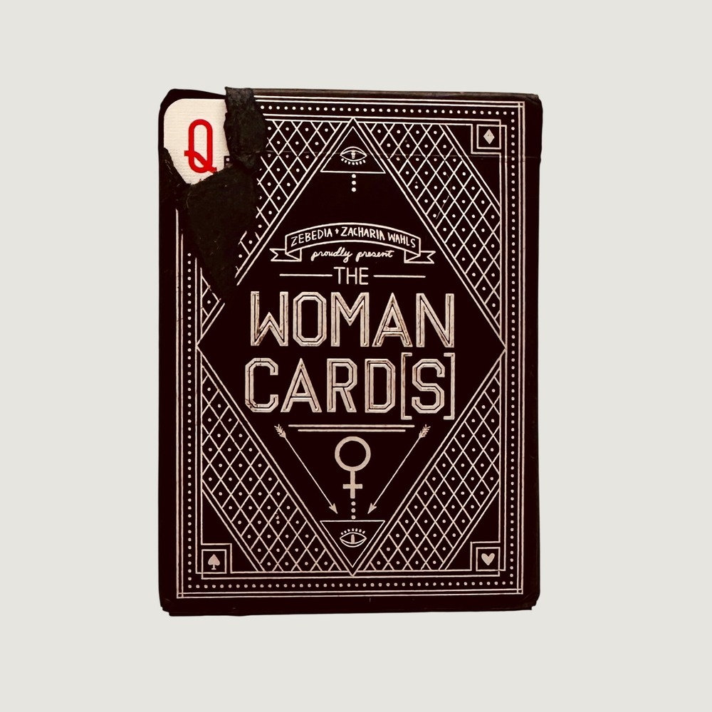 The Woman Cards Playing Cards Deck Zebediah Zacharia Wahls Historical Women USA